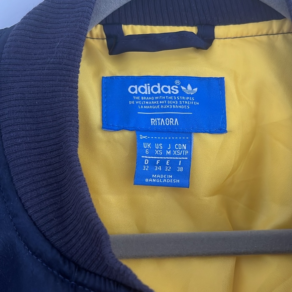 ADIDAS Rita Ora Cosmic Confessions Satin Bomber - Picture 3 of 7